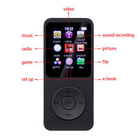 Reproductor De Música MP3 Con Bluetooth 5.4 Y Altavoz Integrado Soporte FM Radio Lectura De E-Book Grabación Para Niños Tipo-C HiFi Sin Perdida De Calidad - details 13