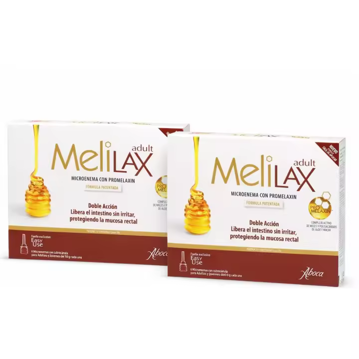 2 UNIDADES ABOCA MELILAX ADULTO 6 MICROENEMA POR ENVASE - 1