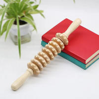 Rodillo De Masaje De Madera Para Puntos Trigénicos Y Libro De Masaje Manual Para El Gimnasio Uso Doméstico Alivio De Músculos Dolorosos Y Cellulite - details 14