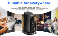 Cámara espía oculta WiFi, cámara de carga USB inalámbrica HD 1080P, 5 puertos USB Hub Nanny Cam transmisión en vivo, detección de movimiento, control remoto por aplicación para seguridad en la oficina - details 7