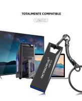 Mini Llavero De Metal USB 3.0 16GB 32GB 64GB 128GB Stick De Memoria USB Pendrive Cle USB Para Computadora Y Dispositivos Móviles - details 2