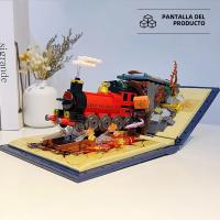 Bloques De Construcción De Tren Mágico Para Niños Modelo De Mundo De Brujo Creativo Y Educativo Con 889 Piezas Regalo Ideal Para Jóvenes Y Adultos - details 4
