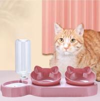 Tazón De Alimentos Para Gatos Y Perros Con Dispensador Automático Y Contenedor De Agua Antideslizante Doble Taza - details 0