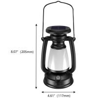 Lámpara De Camping Solar Portátil Impermeable Con Luz Retro De Caballo Iluminación Exterior Recargable Por USB Para Hogar Y Tienda - details 6
