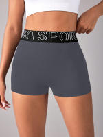 Shorts De Gimnasio Para Mujer High Waisted Scrunch Sin Costuras Contorno De Yoga Biker Shorts De Nylon Fitness Y Deporte - details 9