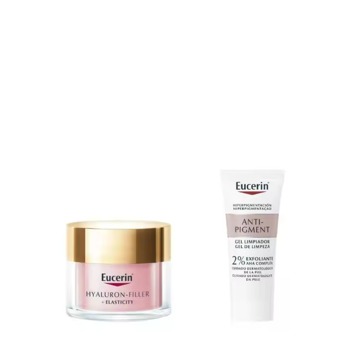Eucerin Hyaluron-Filler Crema De Dia Rose Fps 30 1 Envase 50 ml + Regalo Anti-Pigment Gel Limpiador 20 ml - 1