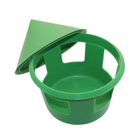 Dispensador De Alimentos Para Pigeon Casa Portátil De Alimentación Para Pájaros De Corral Como Budgie Pigeon Chook Hen - details 0