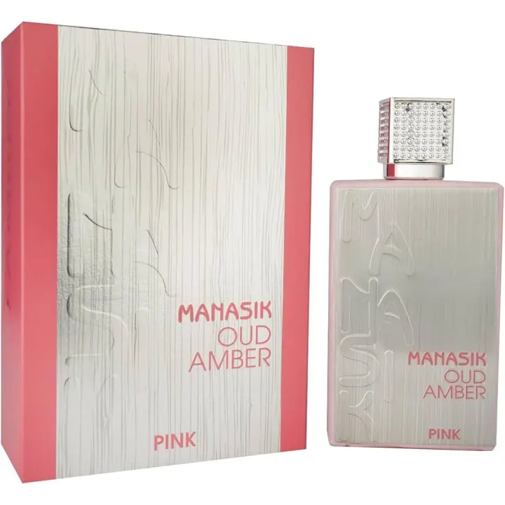 EAU DE PARFUM ARABE MANASIK AMBER OUD PINK WOMAN 100ML------PARFUM PARA MUJERES----PERFUME ARABE TOP VENTAS - 1
