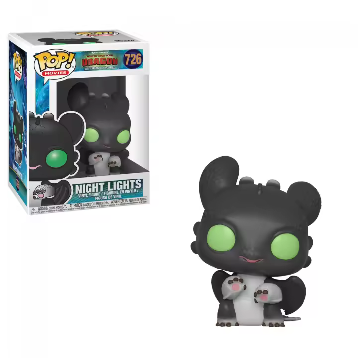 NIGHT LIGHTS OJOS VERDES COMO ENTRENAR A TU DRAGÓN FUNKO POP VINYL 726 - 1