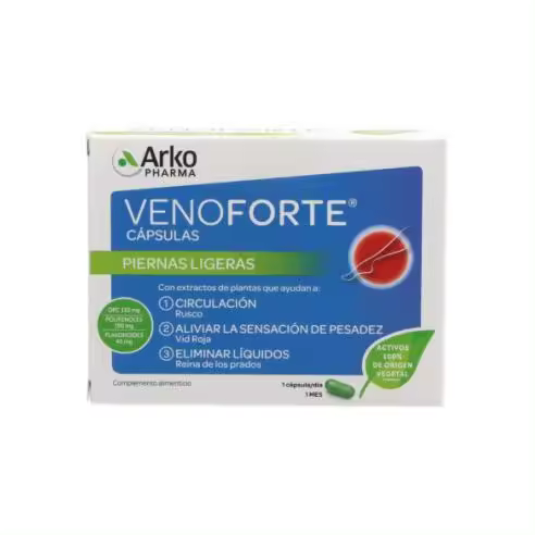 Venoforte Piernas Ligeras 30 Caps Ern - 1