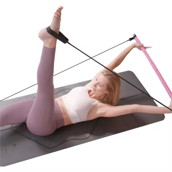 Kit de barra de pilates activa | Barras tonificadoras para hombres y mujeres | Entrenamiento de cuerpo completo | Barras de resistencia ligeras y portátiles | Equipo de gimnasio para el hogar - 1