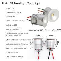Mini LED 12V Luz De Punto Para Techo Armario Plata Para Fiesta En Dormitorio KTV DJ DIY Escaleras Spot Lights Ajustable En Brillo - details 2