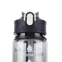 Botella Deportiva De Agua Con Tapa Y Mangos De 800ml Para Niños Y Niñas Botella Motivacional Portátil Para Deporte Y Viajes - details 8