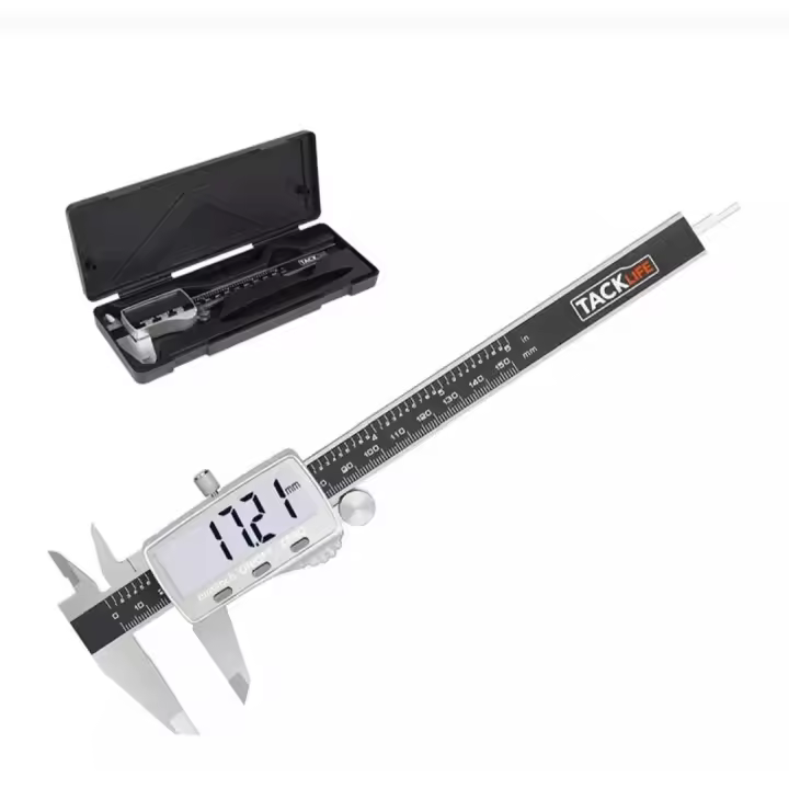 DC01 Digital Calibrador Pantalla LCD 0-150mm Pie de Rey Ajustable - 1