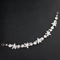 Accesorio De Peluca Para Novia Adorno Floral De Cristal Y Perla Para Mujer Joyería De Cabeza Para Fiesta Boda Regalo Para Novia Y Damas De Honor - details 4