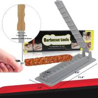 Molde De Plástico Para Kebab Hacer Kabob Manual Herramienta De BBQ Para Carne En Brochetas Press De Plástico Para Comida Al Carbón - details 1