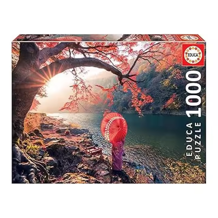 Educa Puzzle Amanecer en el Río Katsura Japón 1000 Piezas 18455 - 1