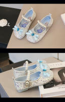 Sandalias Para Niñas De Cuero Glitón Y Diamantes Con Lazo Azul Y Rosa Antideslizantes Tallas 3-12 Años Zapatos Sencillos Para Bebés - details 27