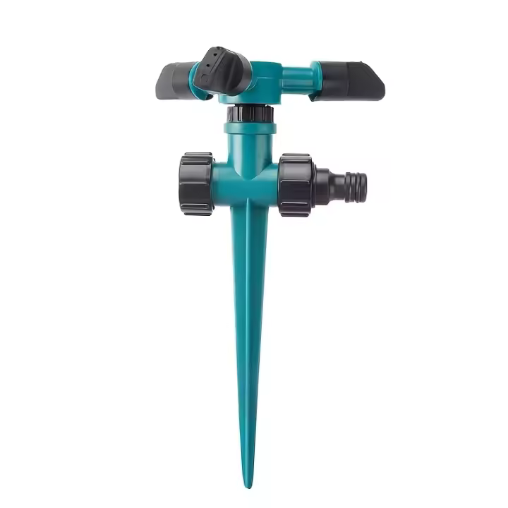 Riega Automático Giratorio De 360 Grados Con Boquilla Ajustable Para Jardines Y Prados Inserción En Suelo Tipo Dial - 1