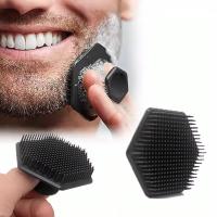 Cepillo De Limpieza Facial De Silicona Mini Para Hombres Limpieza Profunda Masaje Y Afeitado Reutilizable Negro/Gris/Rosa - details 0