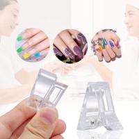 10 Pcs Extensiones De Uñas De Gel Polímero LED Clip De Construcción Para Manicura Herramienta De Arte De Uñas Clips De Tiras De Uñas - details 1