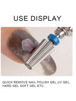 Nuevo 1Pcs Tungsteno Acero Uñas Broca Herramienta Millón De 5 En 1 Para Eliminar Esmalte De Uñas Gel UV Accesorio De Broca Para Uñas - details 13