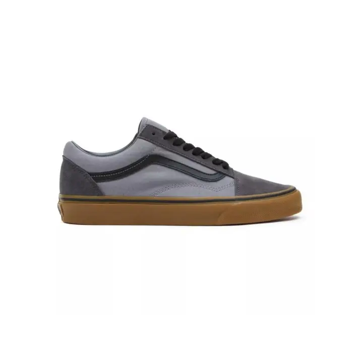 Zapatilla Hombre Vans Old Skool Gris Caramelo - 1