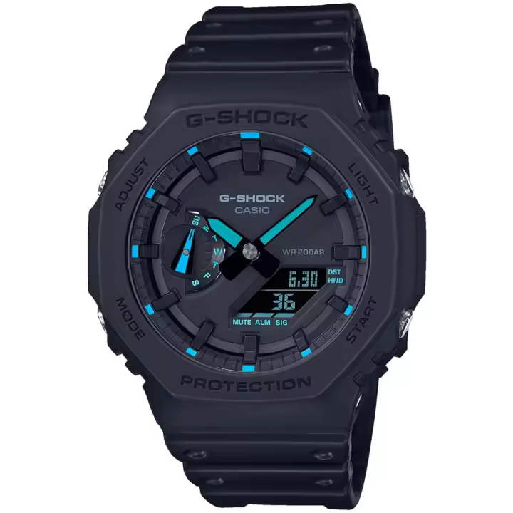 Reloj de pulsera CASIO G-Shock - GA-2100-1A2ER correa color: Negro Dial Negro Hombre - 1