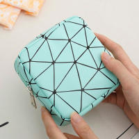 Bolsa de almacenamiento de toallas sanitarias portátil para estudiantes mayores, gran capacidad, servilletas para tías, toallas sanitarias, bolsa pequeña, bolsa menstrual - details 9