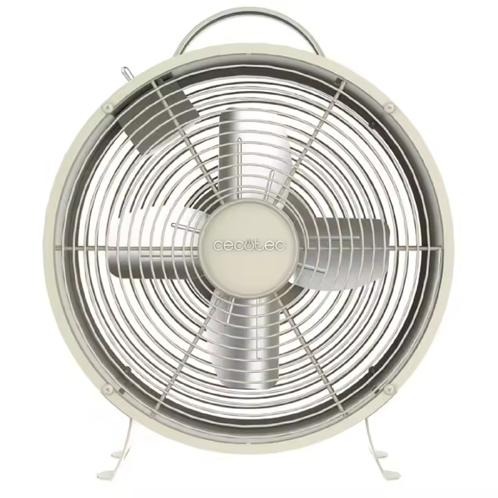 Cecotec Ventilador de sobremesa EnergySilence 400 RetroDesk Beige Cecotec - 1
