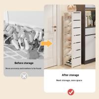 Gabinete De Zapatos Plegable Multicapa Organizador Espacioso Para Pared Y Esquina Almacenamiento Ajustable De Zapatillas - details 14