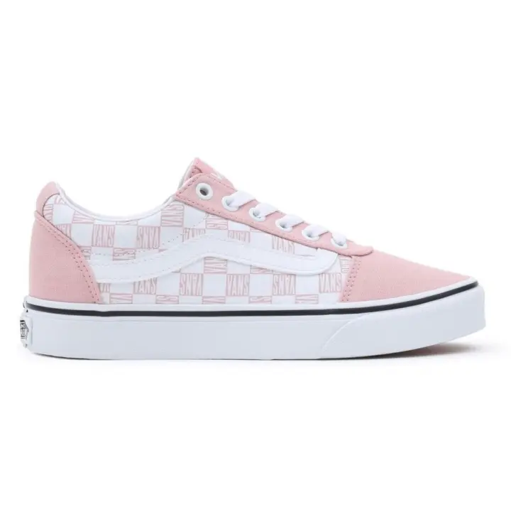 Zapatillas Vans Ward Logo Check Rosa Blanco Vn0A5Hvcy3K - 1