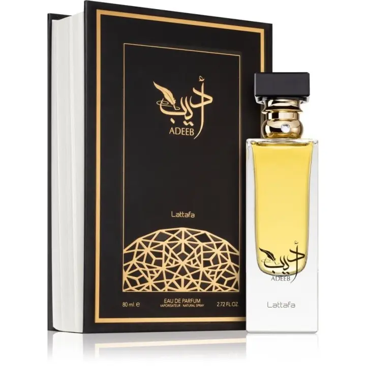 Lattafa Adeeb Eau de Parfum Unisex 80 Ml - Fragancia Amaderada - 1