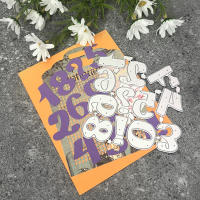 Cortadores De Metal Para Scrapbooking Alfabeto Inglés Números Arábigos Notas Musicales Y Cerveza Decorativos Para Manualidades - details 9