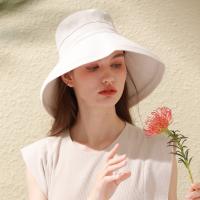 BRIMIX sombrero de sol mujer sombrero de playa mujer sombrero protección UV mujer sombrero verano mujer sombrero plegable mujer sombrero estilo francés sombrero plegable muj esombrero de algodón mujer gorra transpirable mujer sombrero verano mujer - details 7