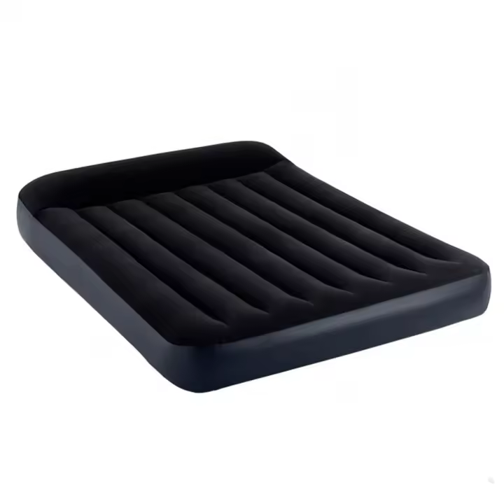 Colchón hinchable Dura-Beam Standard Intex 2 personas con bomba eléctrica negro 197x191 cm - 1