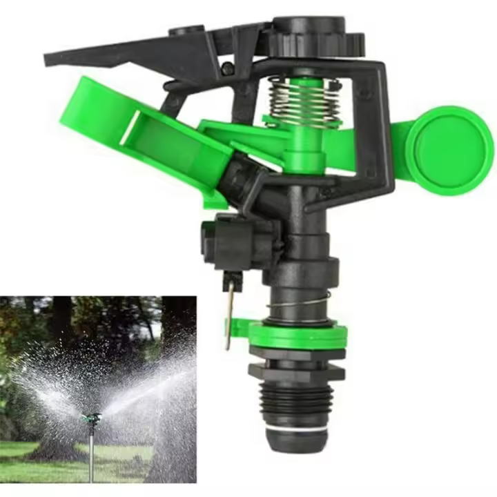 Herramienta de riego de jardinería Riego de césped de jardín Herramientas de jardín duraderas Aspersores de aspersión rotativos Boquilla de riego Aspersores de goteo Planta 3 piezas Bebederos - 1
