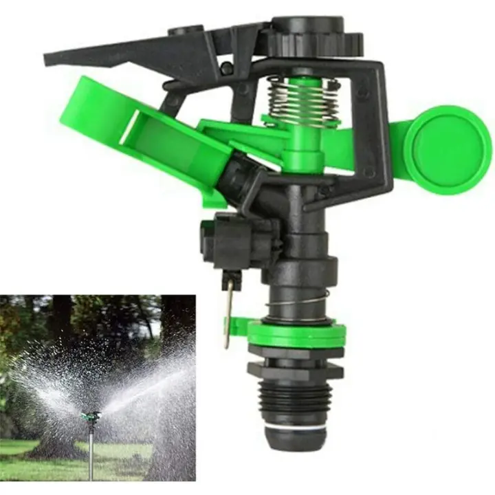 Herramienta de riego de jardinería Riego de césped de jardín Herramientas de jardín duraderas Aspersores de aspersión rotativos Boquilla de riego Aspersores de goteo Planta 3 piezas Bebederos - 1