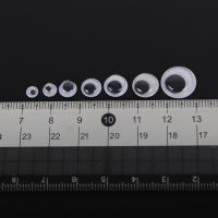 Ojos Peculiares De Plástico Autoadhesivos Para Manualidades Y Artesanía Tamaño Múltiple Adecuados Para Animales Y Niños - details 0