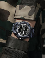 Reloj De Pulsera Militar SANDA Camuflaje Estilo G LED Digital Resistente Al Agua Deportivo Casual Para Hombres Con Función De Stop Watch Y Luz Lumínica - details 8