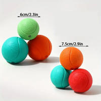 Bola Interactiva Para Perros Con Sonidos Duradera En Material TPR Para La Salud Dental Adecuada Para Entrenamiento Y Juegos Interior Y Exterior - details 1