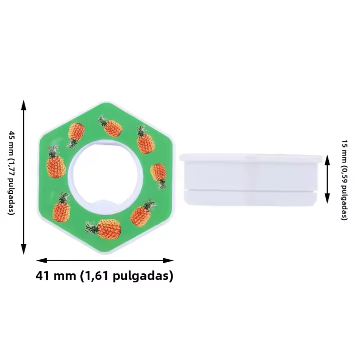 Pods De Sabor Circular Para Botella De Agua Con Aroma 0 Azúcar Creativos Fragrancia De Frutas Pilares De Flavor 1/7Pcs - 1