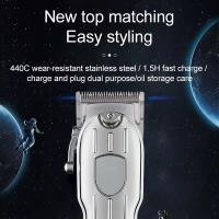 Máquina para Cortar Cabello ajustable, Combinado de Metal complete Kit, Cortadora de peluquero, Kit de afeitar de Barba para helbres - details 4