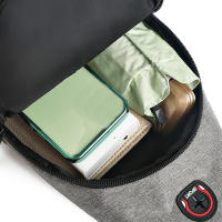 Bolsa De Pecho Para Hombre Nueva De Lona De Nylon Estilo Casual Y Deportivo Con Correa Cruzada Y Cierre De Cremallera - details 2