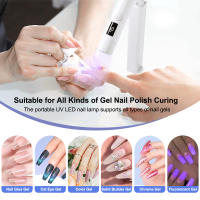 Lámpara LED UV Portátil Para Uñas Peicon Secado Rápido De Arte De Uñas Lámpara LED Profesional Para Uñas Recargable - details 2