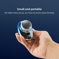 Afeitadora Eléctrica Portátil USB Recargable Mini Afeitado Electrónico Impermeable Con Pantalla LED Inteligente Para Hombre - details 5