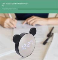 Reloj De Alarma Digital LED Con Función Snooze Y Carga USB Mini Ratón Electrónico Decorativo Para La Habitación Incluye Cable De Carga - details 2