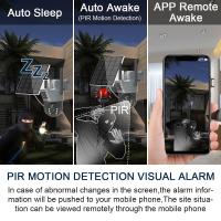 4K 8MP Cámara Doble Lente PTZ Cámara Solar Pantallas Dobles PIR Humano Auto Tracking Exterior WIFI Seguridad CCTV Vigilancia Cámara IP - details 3