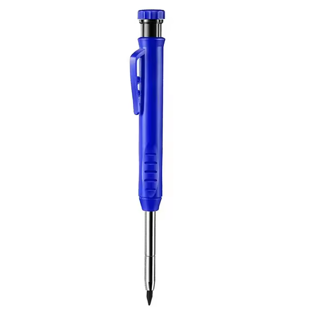 Lápiz De Carpintero Sólido Recargable Para Madera Vidrio Metal Herramienta De Marcado Para Carpintería Arquitectura Kit De Pencils Mecánicos Con Agujero Profundo - 1