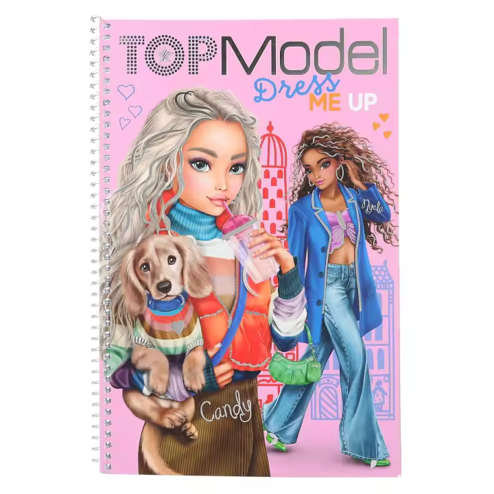 Top Model - Cuaderno de Pegatinas grande Dress Me Up, 0012724 - 1